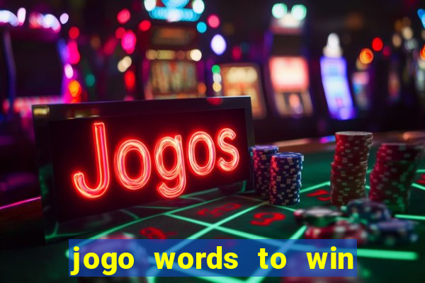 jogo words to win paga mesmo